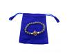 Lava Tiger Eye Pyramid Bracelet